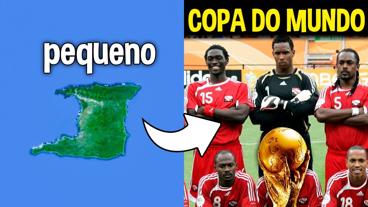 Os MENORES PAÍSES que já jogaram uma COPA DO MUNDO