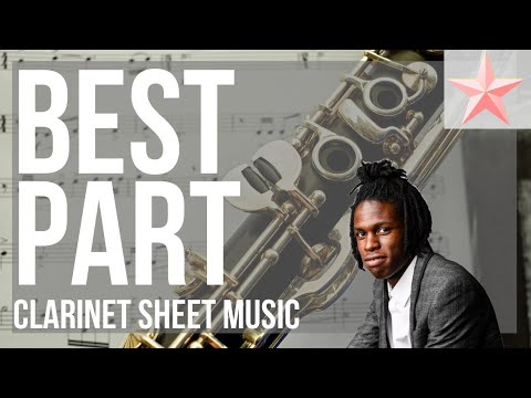 SUPER EASY Clarinet Sheet Music: How to play Best Part by HER ft Daniel Caesar
