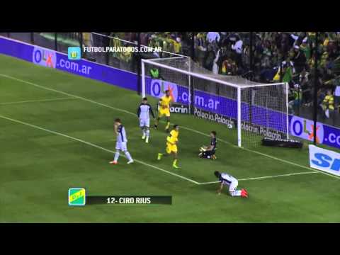 Gol de Rius. San Lorenzo 0 - Defensa 1. Octavos de Final. Copa Argentina 2014. Fútbol Para Todos