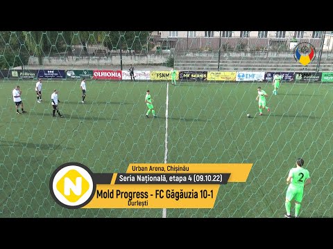 (Rezumat) Mold Progress Durlești - FC Găgăuzia 10-1 (09.10.22) Seria Națională, etapa 4