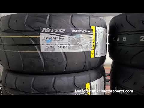 Tire Comparison Falken RT660 vs Nitto NT01 actual tread width