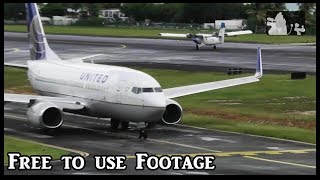 Spotting at a Rainy St Maarten (Free to use footage) part 5