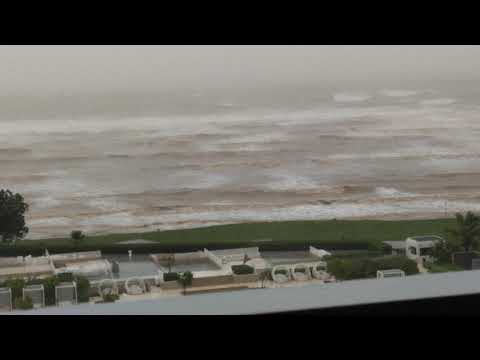 Muscat,oman shaheen cyclone touch beach