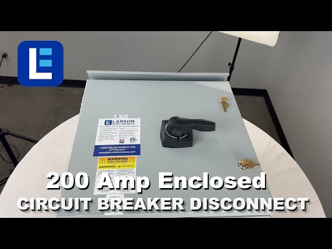 Enclosed Circuit Breaker Disconnect, 480V AC