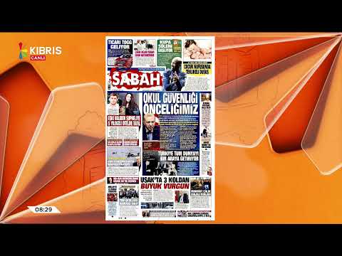 KIBRIS'TA SABAH - GAZETE MANŞETLERİ