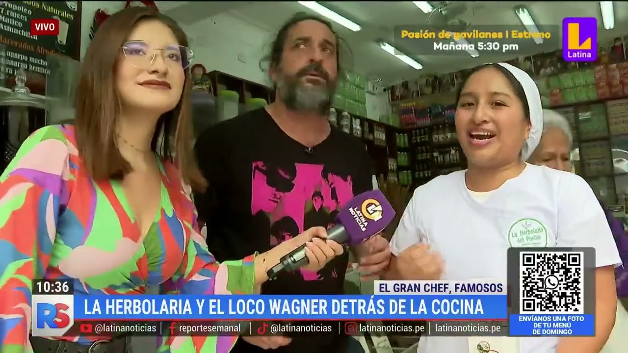 El "Loco" Wagner y "La Herbolaria del Pueblo" conquistan los corazones de todos