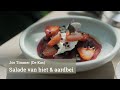 Bieten/aardbeiensalade van Restaurant De Kas