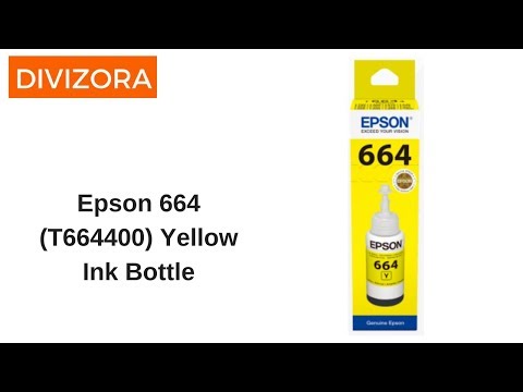 Yellow 70 ml Ink Bottle T6644 - 664
