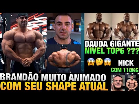 BRANDÃO ESTÁ SECANDO MUITO E MANTENDO VOLUME + NICK WALKER E SAMSON DAUDA ATUALIZAM RUMO AO OLYMPIA