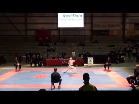 EC 2013 Luzern - Kyokushin Karate, Women Kata 1st round - Tine Marcher, Denmark