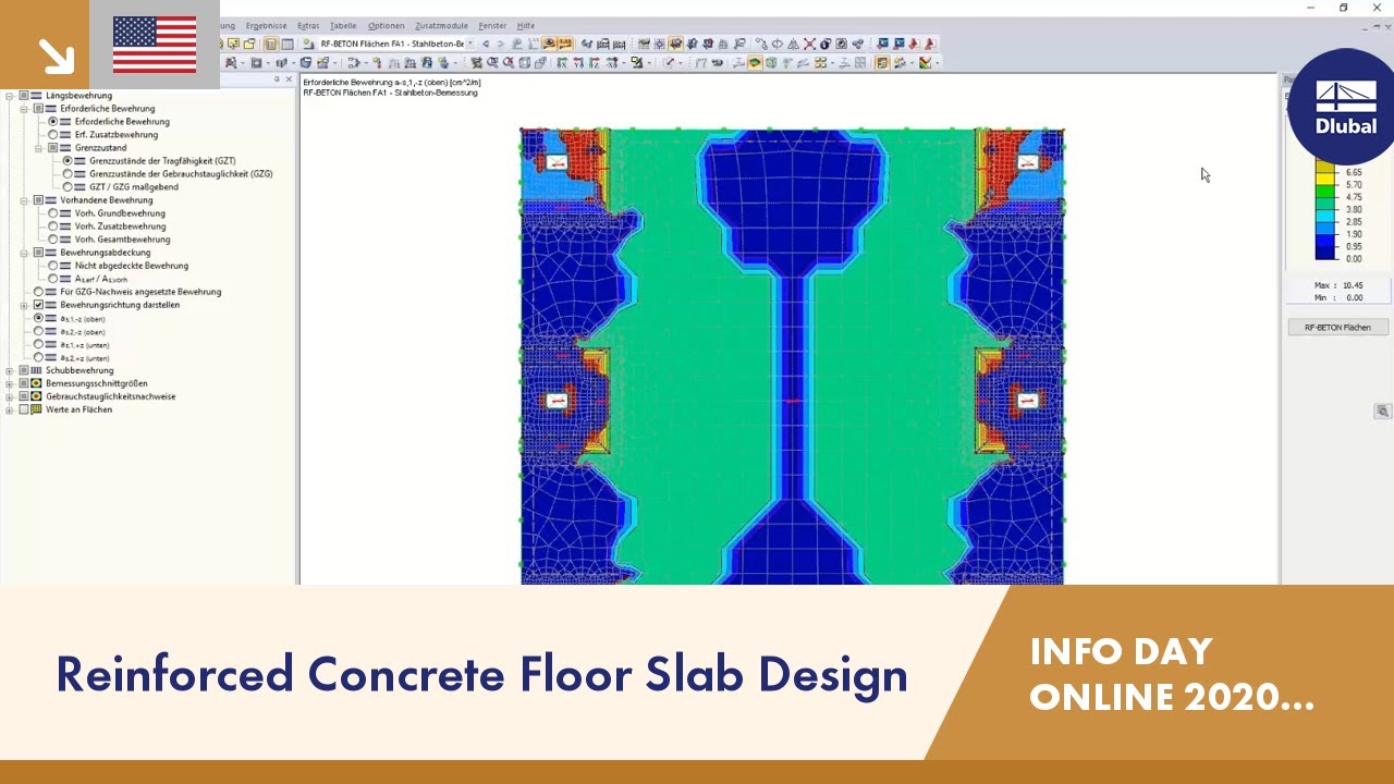 Reinforced Concrete Floor Slab Design | RFEM | Info Day Online | 15.12.2020 | 2/4