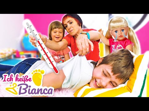 Ich heiße Bianca. Doktor Spiele mit Bianca und Mama. Lustige Familien Videos