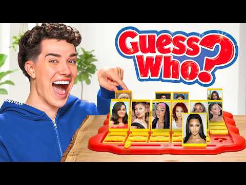 PLAYING GUESS WHO WITH CELEBRITIES & BEAUTY GURUS!