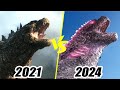 Godzilla 2024 Vs 2021 Comparison