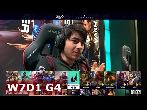 Misfits vs Origen | Week 7 Day 1 S9 LEC Summer 2019 | MSF vs OG W7D1
