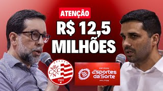 NÁUTICO FECHA CONTRATO DE R$ 12,5 MILHÕES COM O ESPORTES DA SORTE!