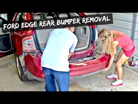 Ford Edge Rear Bumper Cover Removal and Replacement 2007 2008 2009 2010 2011 2012 2013 2014