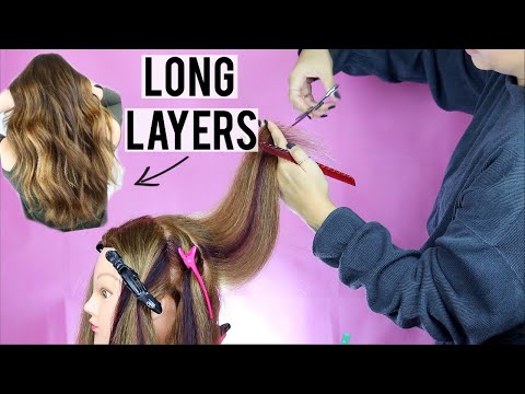 HOW TO CUT LONG LAYERS LIKE A PRO | BEGINNER FRIENDLY HAIRCUTTING TUTORIAL