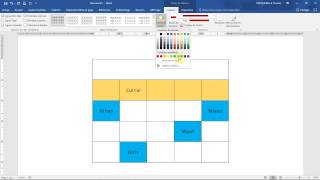 Utiliser un TABLEAU avec WORD - taille, bordures, fusionner, aligner... (Cours Office)