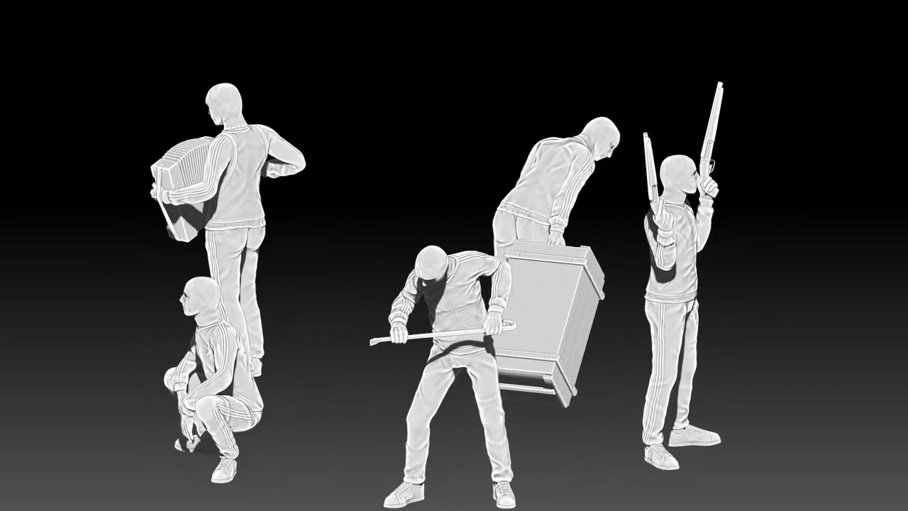 Banditi Modello di stampa 3D