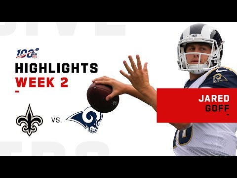 Jared Goff Highlights vs. Saints | NFL 2019