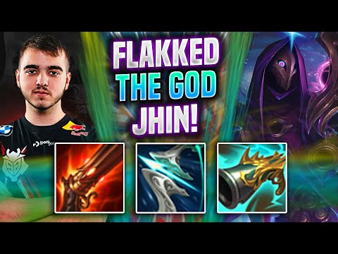 FLAKKED IS A GOD WITH JHIN! - G2 Flakked Plays Jhin ADC vs Ezreal! | Season 2022
