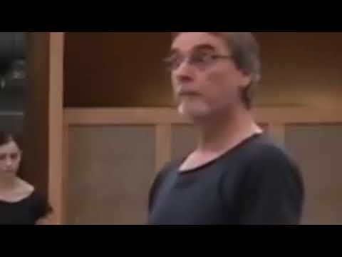 Because we all love him so much -Jiří Kylián rehearsing