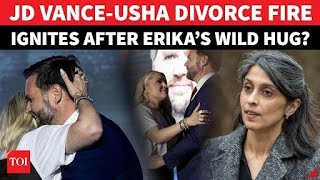 Erika Kirk's WILD Hug Ignites JD-Usha Divorce Buzz; ‘Claw In Vance’s Hair Is Alarming…’ | Watch