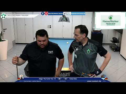 Turtle Hunter Season Day 4 - 9 Ball Event / Tobias Hoiss vs. the "Turtle" Holger Vier +19