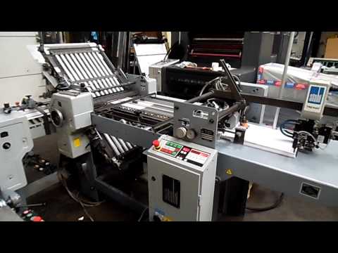 Stahl t 52 paper folding machine