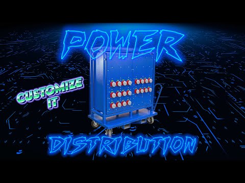 1600-Amp Portable I-Line Panel - 480V 3-Phase - Camlock Inputs and Outputs - N3R