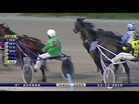 Aversa trotto 11 Dicembre 2019 - 4° Corsa