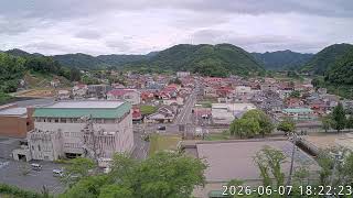 島根県美郷町粕渕の市街地