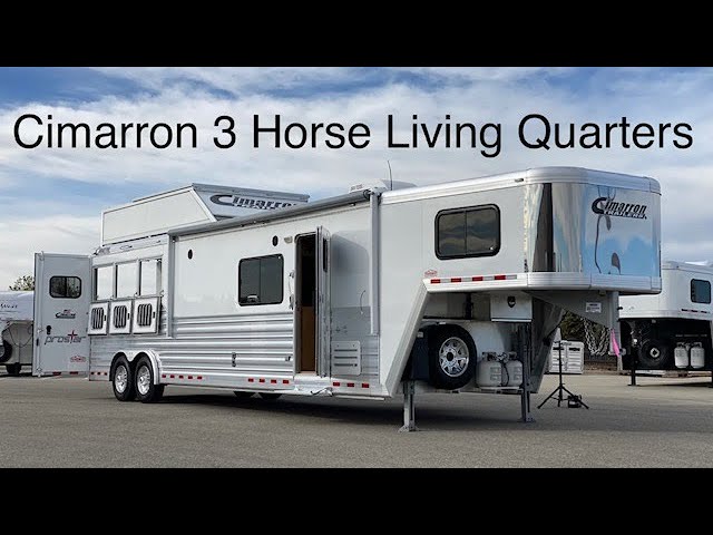 Preview image of Cimarron Norstar 3 Horse Living Quarters youtube video