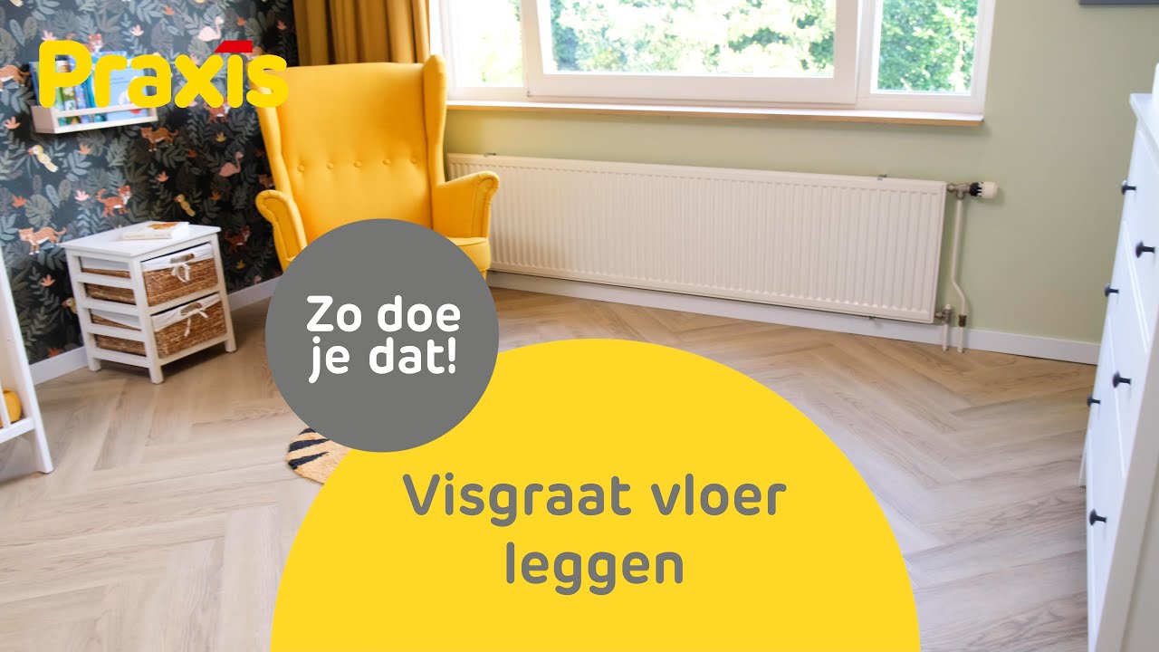 PVC in visgraat leggen