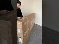 Unboxing Installing A 75 Hisense TV Big Screen Big Upgrade Hisense Television 75Inch