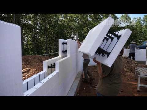 How To Stack, Cut, and Reinforce ICF Walls