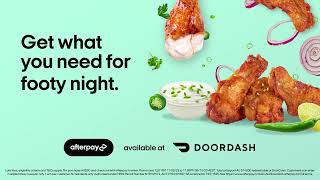 Afterpay it in 4 at DoorDash