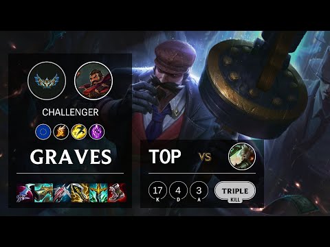 Graves Top vs Riven - EUW Challenger Patch 12.3