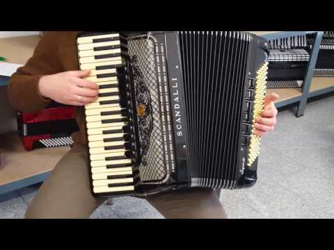 Klangprobe Akkordeon Scandalli Super VI, M 326/175