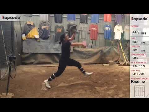 Gabriella Pacheco , 2023,  fast pitch pitching  college recruiting video.