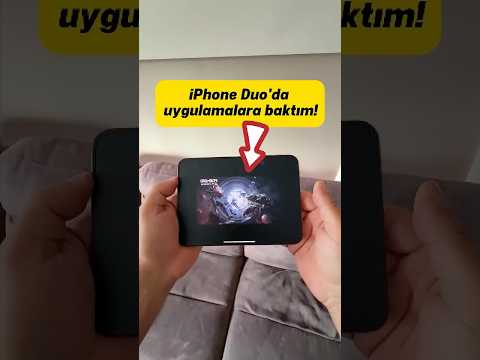 iPhone Duo'da uygulamalar nasıl görünüyor? Katlanabilir ekran testi