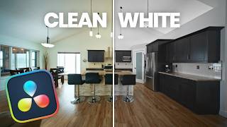 The Perfect Clean White Look for Real Estate (DaVinci Resolve Tutorial)