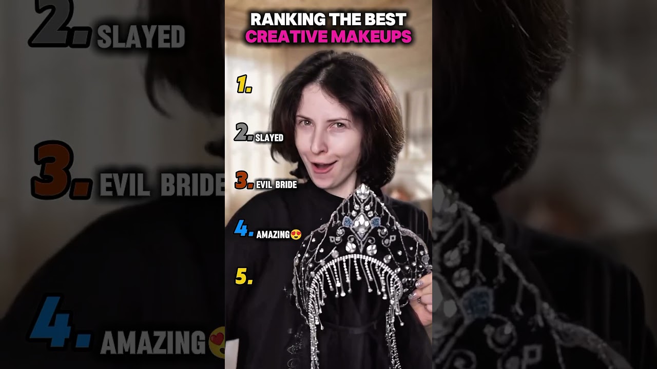 Ranking Best Creative Makeup#tiktokviral