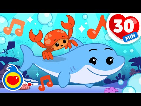 Caranguejo Peixe É 🦀 🐟 🤔 | 30 minutos de Música Infantil com Um Herói do Coração ❤️