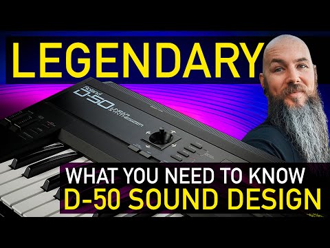 ROLAND D-50 Sound Design LIVESTREAM! - This Vintage Synth Sounds Incredible