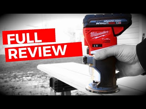 YouTube video about Discover the Power of the Milwaukee M18 Fuel Compact Router