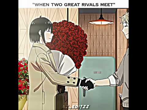 The killer eye contact ☠️🔥#spyxfamily #loid#yuri#yorforger #anya #anime#viral#shorts