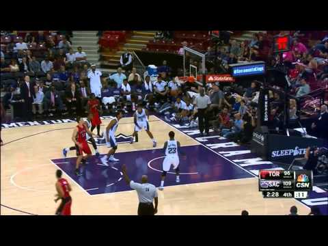 Bruno Caboclo two threes vs Kings