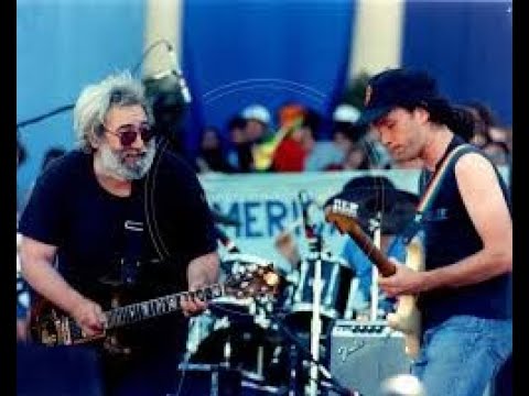 Jerry Garcia and Steve Kimock, "Goodnight Irene" 7/16/88 Golden Gate Park